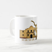 Die Tasse von Alamo und Longhorn (Vorderseite Links)
