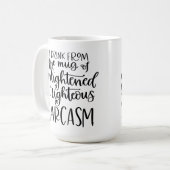 Die Tasse von aufgeklärtem und rechtschaffenem Sar (Vorderseite Links)