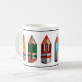 Die Tasse von Stubbie Bleistift #1 (Vorderseite Links)