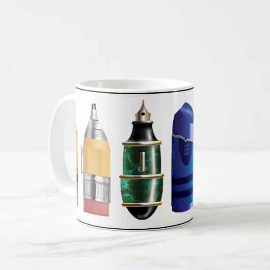 Die Tasse von Stubbie Bleistift #3 (Vorderseite Links)