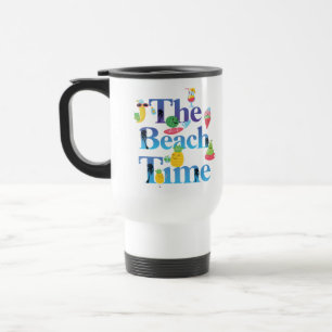 Die Tasse zur Strandzeit