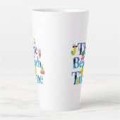 Die Tasse zur Strandzeit (Vorderseite)