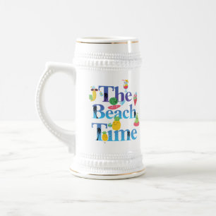 Die Tasse zur Strandzeit
