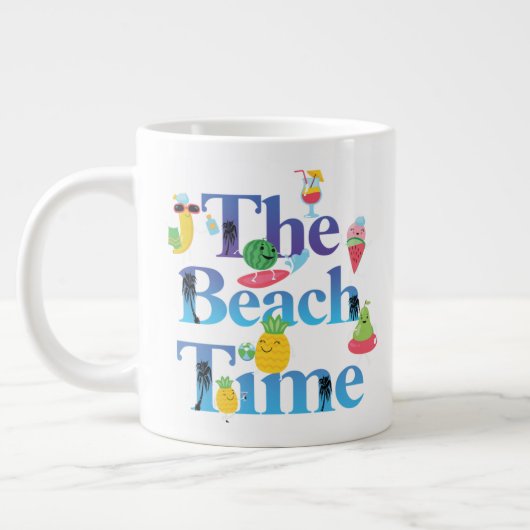 Die Tasse zur Strandzeit (Links)
