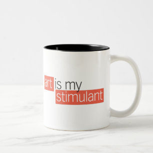 Die Tasse Zwei-Ton die Zeitschrift des Künstlers