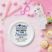 Die Tassel war 2022 die Hassle-Klasse wert Pappteller (Party)
