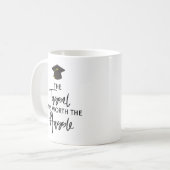 Die Tassel war das Geschenk des helden Abschlusses Kaffeetasse (Vorderseite Links)