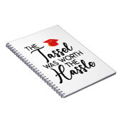 Die Tassel war das Geschenk des helden Abschlusses Notizblock (Rechte Seite)