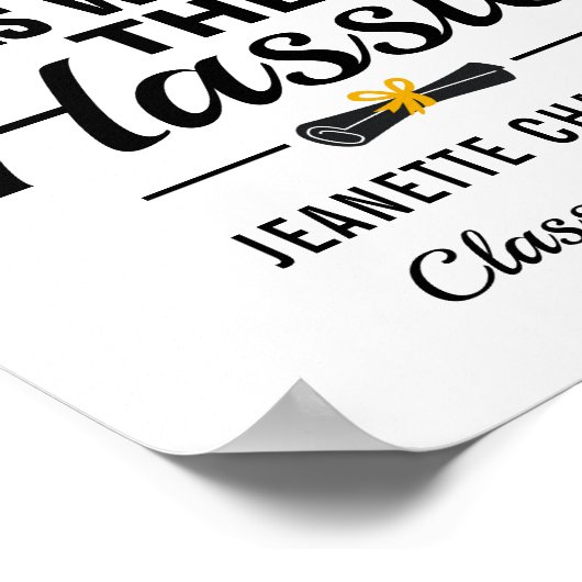 Die Tassel war das problematische Abschluss-Zitat  Poster (Ecke)