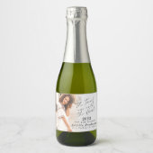 Die Tassel war den Hassle-Abschluss Mini wert Schaumweinetikett (Vorderseite)