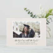 Die Tassel war den problemlosen Script-Abschluss w Ankündigung (Stehend Vorderseite)