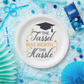 Die Tassel war der Hass wert  Pappteller (Party)