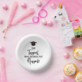 Die Tassel war die mürrische Graduierungspartei we Pappteller (Party)