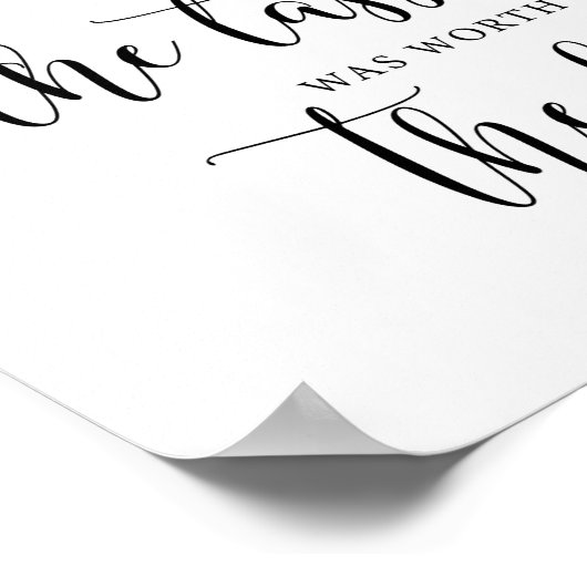 Die Tassel war es wert, dass der Abschluss den Has Poster (Ecke)