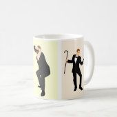 Die Tassen der lustigen Männer, guter Morgen der (VorderseiteRechts)