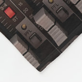 Die Taste am Audio-Mixer Fleecedecke (Ecke)
