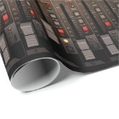 Die Taste am Audio-Mixer Geschenkpapier (Rolleneckpunkt)