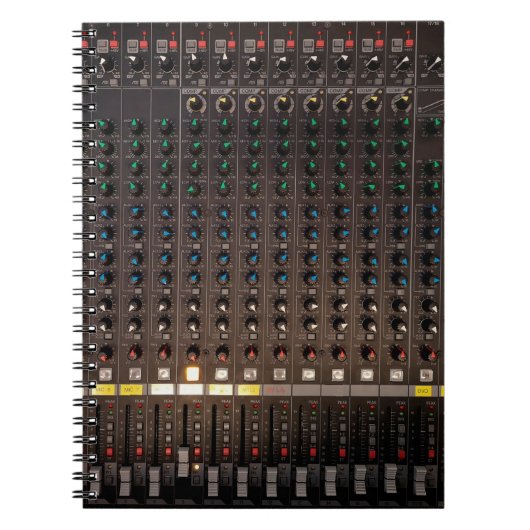 Die Taste am Audio-Mixer Notizblock (Vorderseite)