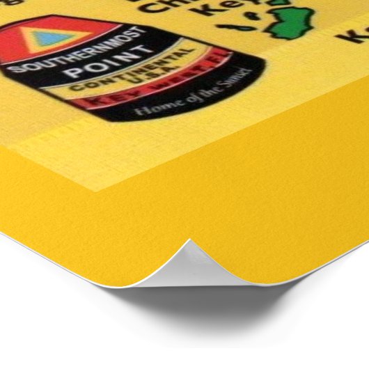 Die Tasten der Florida Poster (Ecke)