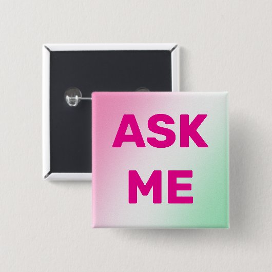 Die Tasten "FRAG ME" für Freiwillige sind modern u Button (Vorne & Hinten)