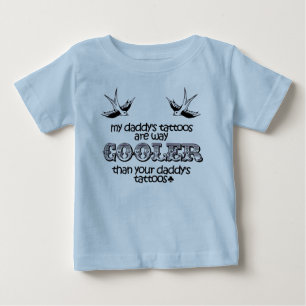 Die Tätowierungs-" Baby-Shirt "meines Vatis Baby T-shirt