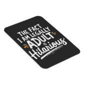 Die Tatsache, dass ich ein Erwachsener bin, ist un Magnet (Rechte Seite)