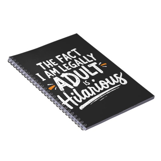 Die Tatsache, dass ich ein Erwachsener bin, ist un Notizblock (Rechte Seite)