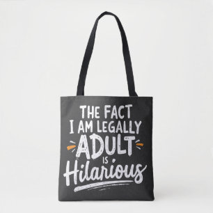 Die Tatsache, dass ich ein Erwachsener bin, ist un Tasche