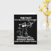 Die Tatsache, dass Quallen 650 Meilen überlebt hab Karte (Gelbe Blume)