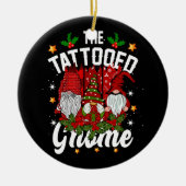 Die Tattooed Gnome Squad Matching Family Weihnacht Keramik Ornament (Vorne)