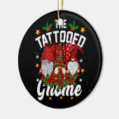 Die Tattooed Gnome Squad Matching Family Weihnacht Keramik Ornament (Links)