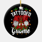 Die Tattooed Gnome Squad Matching Family Weihnacht Keramik Ornament (Hinten)