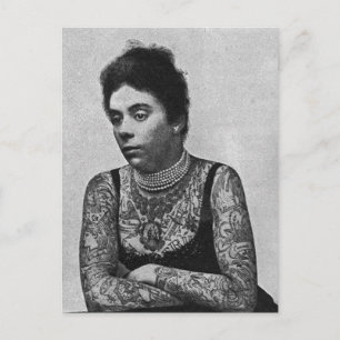 Die Tattooed Mrs. Williams Postkarte