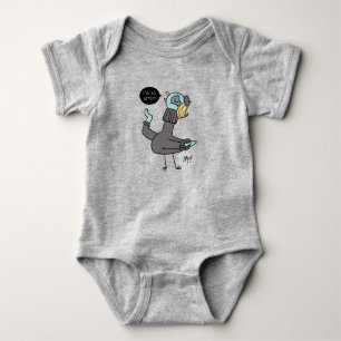 Die Taube, die ich bin ein Artist Baby Heather Bod Strampler