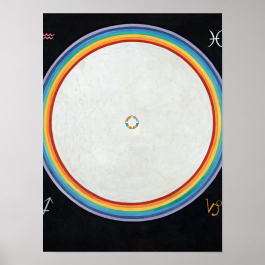 Die Taube, Nr. 14 von Hilma af Klint Poster (Vorne)