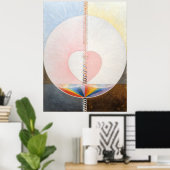 Die Taube, Nr. 1, Hilma af Klint, Herz Poster (Heimbüro)