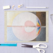 Die Taube, Nr. 1, Hilma Af Klint, Herz Seidenpapier (Handwerk)