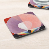 Die Taube, Nr. 2 von Hilma af Klint Getränkeuntersetzer (Linke Seite)