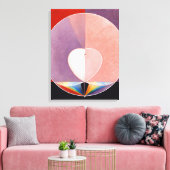 Die Taube Nr. 2 von Hilma af Klint Leinwanddruck (Insitu (Wohnzimmer))