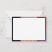 Die Taube, Nr. 2 von Hilma af Klint Mitteilungskarte (Rückseite)