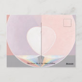 Die Taube, Nr. 2 von Hilma af Klint Postkarte (Rückseite)