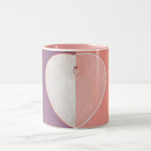 Die Taube, Nr. 2 von Hilma af Klint Zweifarbige Tasse