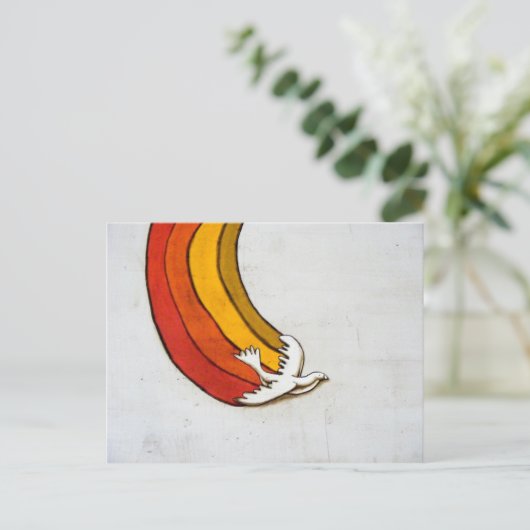 Die Taube Postkarte (Stehend Vorderseite)