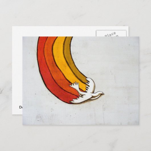 Die Taube Postkarte (Vorne/Hinten)