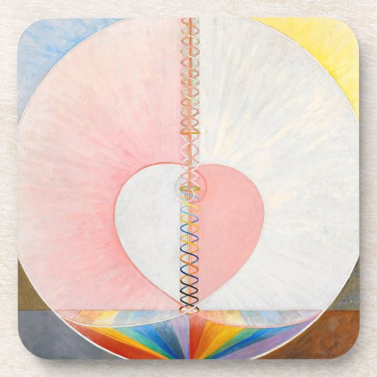 Die Taube von Hilma af Klint Getränkeuntersetzer (Vorderseite)
