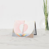 Die Taube von Hilma af Klint Karte (Rückseite)