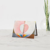 Die Taube von Hilma af Klint Karte (Vorderseite)