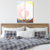 Die Taube von Hilma af Klint Leinwanddruck (Insitu (Schlafzimmer))