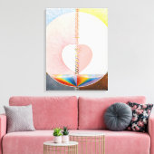 Die Taube von Hilma af Klint Leinwanddruck (Insitu (Wohnzimmer))