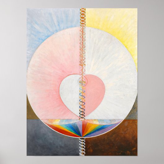 Die Taube von Hilma af Klint Poster (Vorne)